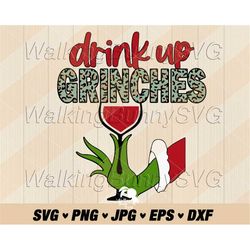 leopard drink up grinches svg png, layered drink up grinches svg, christmas leopard svg, christmas drinking quote png, s