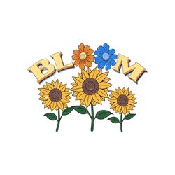 bloom sunflower sublimation png, trending png, bloom sunflower png, bloom png, bloom sublimation, bloom printable, bloom