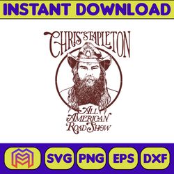 chris stapleton svg, chris stapleton bullhead svg, all american road show tour, chris stapleton tour svg, country music