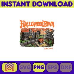 halloweentown est 1998 png, halloweentown png, halloween party png, pumpkin png, instant download (3)