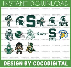 15 files michigan state football svg, michigan state new designs. svg files, cricut, silhouette studio, digital cut file