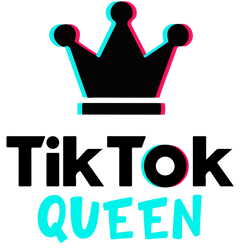 tiktok princess svg, tiktok svg, party svg, birthday svg, tiktoker svg, tiktok cutting, tiktok t-shirt svg, clipart, sil