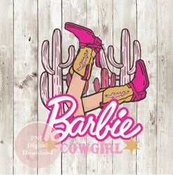 barbie cowgirl, png, tshirt, sublimation design, instant download, png