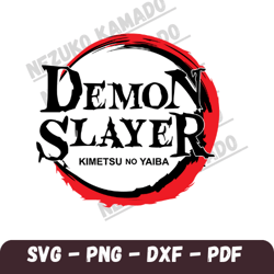 demon slayer logo international anime svg dxf png /