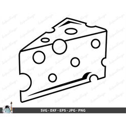 swiss cheese svg  clip art cut file silhouette dxf eps png jpg  instant digital download