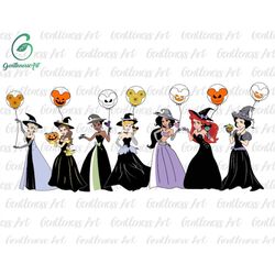 halloween princess svg, spooky vibes svg, bat svg, trick or treat svg, witch svg, fall, holiday season