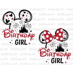 bundle birthday girl svg, happy birthday svg, family vacation svg, vacay mode, magical kingdom svg