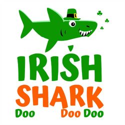 st patricks day irish shark svg, st. patricks day svg, irish shark svg, patricks day svg, shamrocks svg, lucky leaf svg,