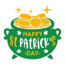 cornucopia st. patrick's day svg, st. patricks day svg, cornucopia svg, patricks day svg, shamrocks svg, lucky leaf svg,