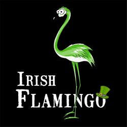 irish flamingo svg, st. patricks day svg, irish svg, flamingo svg, patricks day svg, shamrocks svg, lucky leaf svg, luck