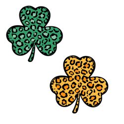 plaid leopard, shamrock svg, st. patricks day svg, plaid shamrock svg, leopard shamrock svg patricks day svg, shamrocks