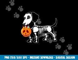 dachshund skeleton halloween happy pumpkin  png,sublimation copy