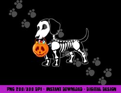 dachshund skeleton halloween happy pumpkin  png,sublimation copy