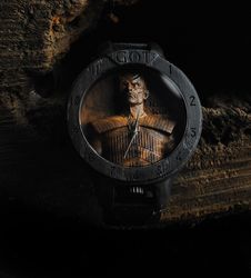 "night king's legacy" - engraved wooden watch inspired by game of thrones