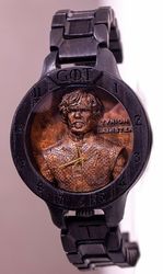 "the imp's timepiece" - engraved wooden watch, a perfect game of thrones gift for men inspired by tyrion lanister