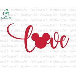 mouse love svg, valentine day svg, heart svg, lover svg, couple svg, magical valentine svg