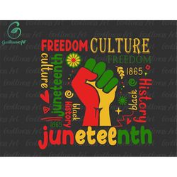 juneteenth svg, the raised fist juneteenth freedom culture svg, equality rights svg, freedom day svg, africa, black hist