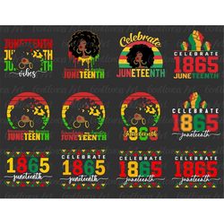 35 juneteenth svg png bundle, juneteenth svg, free-ish, black history svg, juneteenth is my independence day, black hist