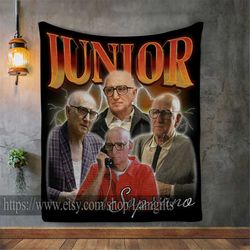 junior soprano blanket, junior soprano photo blanket, junior soprano throw blanket, dominic chianese blanket collage, ju