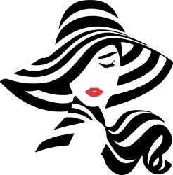 woman lady with red lips svg, tiktok svg, party svg, birthday svg, tiktoker svg, tiktok cutting, tiktok t-shirt svg, cli