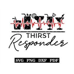 thirst responder, bartender, bar sign design, svg-png-pdf-dxf