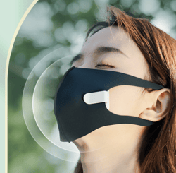 mini outdoor portable breathable heat cooling silent mask fan charging box