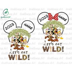 bundle let's get wild svg, family vacation svg, family squad svg, vacay mode svg, magical kingdom svg