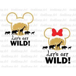 bundle let's get wild svg, family vacation svg, family squad svg, vacay mode svg, magical kingdom svg