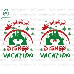 bundle christmas family trip svg png, santa sleigh svg