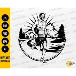 trail running svg | outdoor sport svg | runner t-shirt decal sticker vinyl graphics | cricut cut file clip art vector di