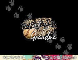 baseball grandma leopard mother s day png, sublimation copy