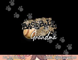 baseball grandma leopard mother s day png, sublimation copy