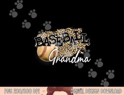 baseball grandma leopard mother s day png, sublimation copy