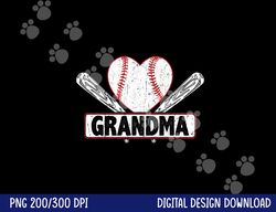 baseball grandma matching family softball baseball lover png, sublimation copy