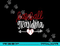 baseball grandma shirt from grandson arrow cute heart game png, sublimation copy