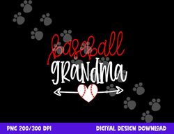 baseball grandma shirt from grandson arrow cute heart game png, sublimation copy