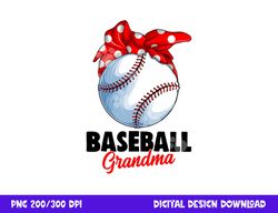 baseball grandma women png, sublimation copy
