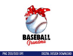 baseball grandma women png, sublimation copy