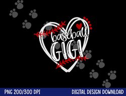 baseball heart gigi shirt grandma tshirt trendy png, sublimation copy