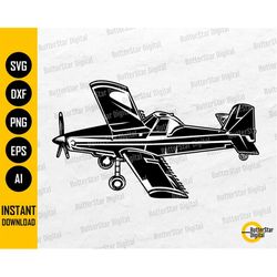 crop duster svg | single prop airplane svg | farming aircraft svg | cricut silhouette cut cutting file clipart vector di