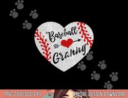 baseball heart granny grandma shirt mother s day gift png, sublimation copy