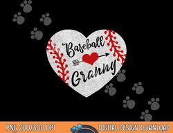 baseball heart granny grandma shirt mother s day gift png, sublimation copy