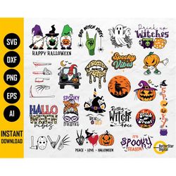 halloween bundle svg | trick or treat svg | spooky svg | fall t-shirt decor sign | cricut cut files printable clipart di