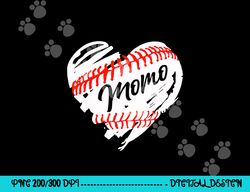 baseball heart momo mom shirt mother s day gift png, sublimation copy