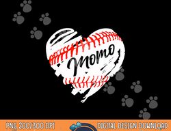 baseball heart momo mom shirt mother s day gift png, sublimation copy