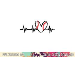 baseball heartbeat love for women teen girls tween png, sublimation copy