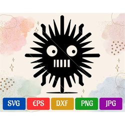 Virus | svg - eps - dxf - png - jpg | Cricut Explore | Silhouette Cameo | High-Quality Vector Cut file for Cricut