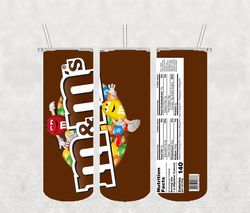 m&m tumbler png, sublimation tumbler png, m&m tumbler wrap, 20oz skinny tumbler png digital download