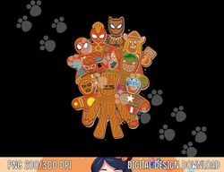 Marvel Avengers Gingerbread Cookies Christmas png, sublimation copy