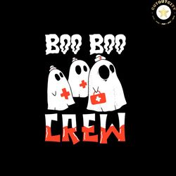 boo crew nurse halloween svg happy halloween vector svg, halloween nurse gift for halloween day svg, silhouette sublimat